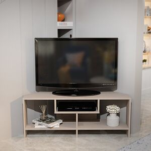 17 Stories Moheed Corner TV Stand for TVs up to 50" Koton Beige 50" 17 Stories Moheed Corner TV Stand for TVs up to 50" Koton Beige 50"