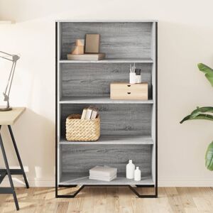 17 Stories Bookcase 31 Cm Engineered Wood Grey Sonoma (4 Shelves) 137.5cm H x 80cm W x 31cm D 17 Stories Bookcase 31 Cm Engineered Wood Grey Sonoma (4 Shelves) 137.5cm H x 80cm W x 31cm D