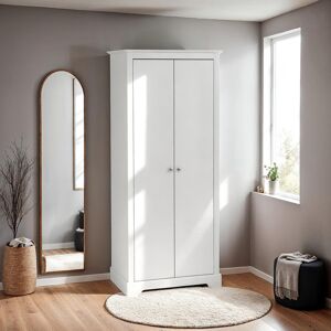 Lark Manor Clarita 2 Door Wardrobe Satin 188cm H X 80cm W X 54cm D Lark Manor Clarita 2 Door Wardrobe Satin 188cm H X 80cm W X 54cm D