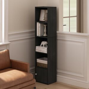 17 Stories Iyaad Bookcase Black 132.3cm H X 30.5cm W X 23.6cm D 17 Stories Iyaad Bookcase Black 132.3cm H X 30.5cm W X 23.6cm D