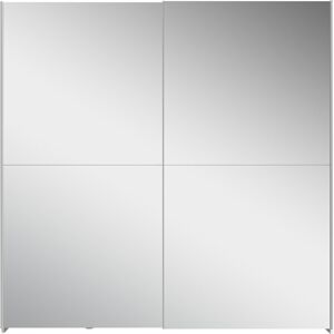 17 Stories Modern Wardrobe with 2 Sliding Doors, 2 Full Length Mirrors, Plenty of Storage Space, Engineered Wood, White, 190.1cm W x 190.5cm H x 61.2cm D Silver 190.5cm H X 190.1cm W X 61.2cm D 17 Stories Modern Wardrobe with 2 Sliding Doors, 2 Full Length Mirrors, Plenty of Storage Space, Engineered Wood, White, 190.1cm W x 190.5cm H x 61.2cm D Silver 190.5cm H X 190.1cm W X 61.2cm D