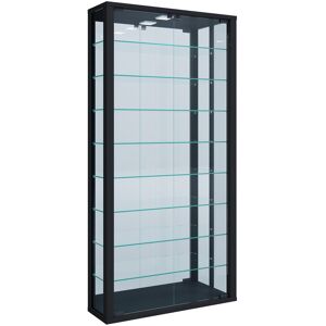 Metro Carlyne Display Cabinet Black 114cm H X 59cm W X 18cm D Metro Carlyne Display Cabinet Black 114cm H X 59cm W X 18cm D