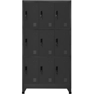 Rebrilliant Wojtowicz 1 Tier 1 Wide Locker Anthracite 180cm H X 90cm W X 45cm D Rebrilliant Wojtowicz 1 Tier 1 Wide Locker Anthracite 180cm H X 90cm W X 45cm D