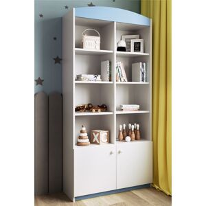 Zipcode Design Cicero 90Cm Bookcase Blue 186.20cm H X 90cm W X 36cm D Zipcode Design Cicero 90Cm Bookcase Blue 186.20cm H X 90cm W X 36cm D