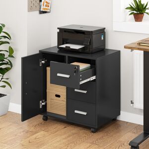 17 Stories 60cm Wide 3 -Drawer File Cabinet Black 57cm H X 60cm W X 40cm D 17 Stories 60cm Wide 3 -Drawer File Cabinet Black 57cm H X 60cm W X 40cm D