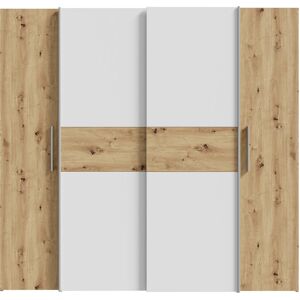 Latitude Run Koran 8No 4No Wardrobe, 190.5cm H x 200.1cm W x 61.6cm D Chrome 190.5cm H X 200.1cm W X 61.6cm D Latitude Run Koran 8No 4No Wardrobe, 190.5cm H x 200.1cm W x 61.6cm D Chrome 190.5cm H X 200.1cm W X 61.6cm D