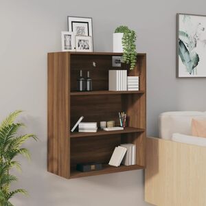17 Stories Hanging Wall Cabinet Grey Sonoma Brown Oak 90cm H X 69.5cm W X 32.5cm D 17 Stories Hanging Wall Cabinet Grey Sonoma Brown Oak 90cm H X 69.5cm W X 32.5cm D