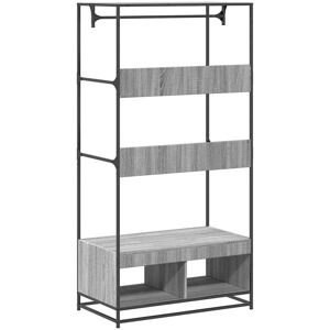 Borough Wharf Wardrobe Sonoma Oak 90X50x180 Cm Engineered Wood Grey Sonoma 180cm H X 90cm W X 50cm D Borough Wharf Wardrobe Sonoma Oak 90X50x180 Cm Engineered Wood Grey Sonoma 180cm H X 90cm W X 50cm D