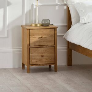 Alpen Home 40cm W 2 - Drawer Chest of Drawers Beige 55cm H X 40cm W X 35cm D Alpen Home 40cm W 2 - Drawer Chest of Drawers Beige 55cm H X 40cm W X 35cm D