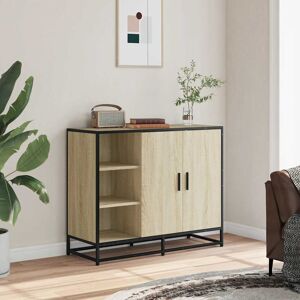 Borough Wharf Sideboard Sonoma Oak 92X35x76 Cm Engineered Wood Sonoma Oak 76cm H X 92cm W X 35cm D Borough Wharf Sideboard Sonoma Oak 92X35x76 Cm Engineered Wood Sonoma Oak 76cm H X 92cm W X 35cm D