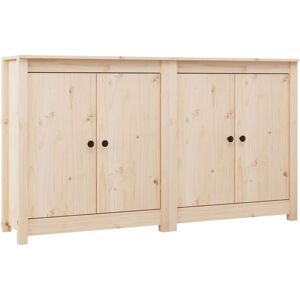 Marlow Home Co. Sideboards 2 Pcs Honey Brown 70X35x80 Cm Solid Wood Pine Brown 80cm H X 70cm W X 35cm D Marlow Home Co. Sideboards 2 Pcs Honey Brown 70X35x80 Cm Solid Wood Pine Brown 80cm H X 70cm W X 35cm D