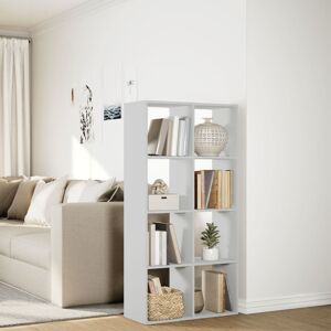 17 Stories Room Divider Bookcase Engineered Wood White (4 Shelves) 137.5cm H x 69.5cm W x 29cm D 17 Stories Room Divider Bookcase Engineered Wood White (4 Shelves) 137.5cm H x 69.5cm W x 29cm D