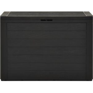 17 Stories Bisplinghoff 190 L Plastic Storage Box Anthracite 55cm H X 78cm W X 44cm D 17 Stories Bisplinghoff 190 L Plastic Storage Box Anthracite 55cm H X 78cm W X 44cm D