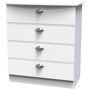 August Grove Fully Assembled Murier 4 Drawer Chest White Ash/White Ash 88.5cm H X 76.5cm W X 41.5cm D August Grove Fully Assembled Murier 4 Drawer Chest White Ash/White Ash 88.5cm H X 76.5cm W X 41.5cm D