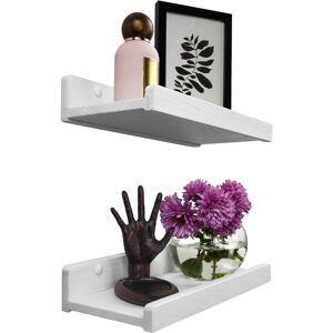 Alpen Home Floating Shelves For Wall 90Cm Set 3 Different, Photo & Picture Ledge, Wall Storage Shelves With Lip, Kids Book Shelf, Shelves For Bedroom, Living Roo White 13.60cm H x 30.50cm W x 5.60cm D Alpen Home Floating Shelves For Wall 90Cm Set 3 Different, Photo & Picture Ledge, Wall Storage Shelves With Lip, Kids Book Shelf, Shelves For Bedroom, Living Roo White 13.60cm H x 30.50cm W x 5.60cm D
