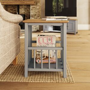 ClassicLiving Daris Magazine Rack / Turntable Stand With Vinyl Record Storage. Solid Oak. Fully Assembled. Grey 55cm H X 45cm W X 35cm D ClassicLiving Daris Magazine Rack / Turntable Stand With Vinyl Record Storage. Solid Oak. Fully Assembled. Grey 55cm H X 45cm W X 35cm D