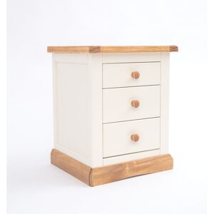 August Grove Zane 3 Drawer Bedside Table White 56cm H X 45cm W X 40cm D August Grove Zane 3 Drawer Bedside Table White 56cm H X 45cm W X 40cm D