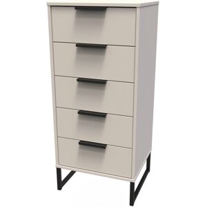 Ebern Designs Fully Assembled Luecinda 5 - Drawer Chest of Drawers Kashmir Matt 107.5cm H X 39.5cm W X 41.5cm D Ebern Designs Fully Assembled Luecinda 5 - Drawer Chest of Drawers Kashmir Matt 107.5cm H X 39.5cm W X 41.5cm D
