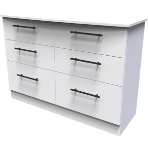 Ebern Designs Fully Assembled Macdowell 6 Drawer 112cm W Double Dresser White Ash 79.5cm H X 112cm W X 41.5cm D Ebern Designs Fully Assembled Macdowell 6 Drawer 112cm W Double Dresser White Ash 79.5cm H X 112cm W X 41.5cm D