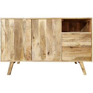 Corrigan Studio Crowell 120 Cm Wide 2 Drawer Mango Wood Sideboard Natural 80cm H X 120cm W X 51cm D Corrigan Studio Crowell 120 Cm Wide 2 Drawer Mango Wood Sideboard Natural 80cm H X 120cm W X 51cm D