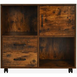 Alpen Home Melaina 2 Drawer Filing Cabinet Rustic Brown 74cm H X 80cm W X 38cm D Alpen Home Melaina 2 Drawer Filing Cabinet Rustic Brown 74cm H X 80cm W X 38cm D