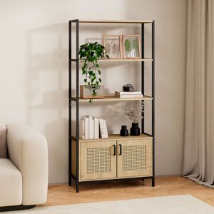 VonHaus Bookcase Brown 165cm H X 80cm W X 30cm D VonHaus Bookcase Brown 165cm H X 80cm W X 30cm D