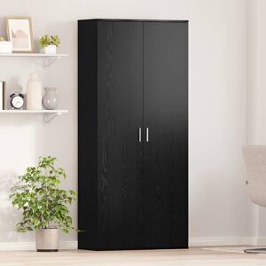 17 Stories Highboard 80 X 35 X 180 Cm Engineered Wood Black Oak 180cm H X 80cm W X 35cm D 17 Stories Highboard 80 X 35 X 180 Cm Engineered Wood Black Oak 180cm H X 80cm W X 35cm D