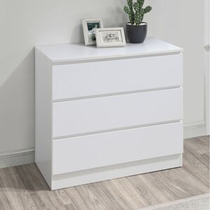 17 Stories Marqita 3 Drawer 80cm W Chest of Drawers White 195.58cm H X 203.2cm W X 101.6cm D 17 Stories Marqita 3 Drawer 80cm W Chest of Drawers White 195.58cm H X 203.2cm W X 101.6cm D