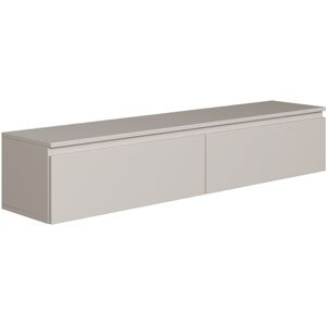 17 Stories Syvanna Wall-Mounted TV Cabinet Beige 28.4cm H x 150cm L x 31.8cm W 17 Stories Syvanna Wall-Mounted TV Cabinet Beige 28.4cm H x 150cm L x 31.8cm W