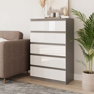 Latitude Run Amardev Wood Rectangle Accent Cabinet Grey/White 108.5cm H X 70cm W X 35cm D Latitude Run Amardev Wood Rectangle Accent Cabinet Grey/White 108.5cm H X 70cm W X 35cm D