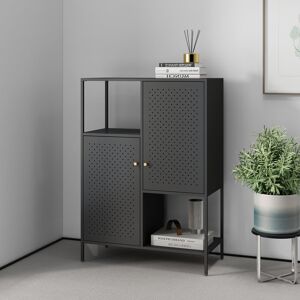 17 Stories Nibodh Display Cabinet Black 105cm H X 75cm W X 35cm D 17 Stories Nibodh Display Cabinet Black 105cm H X 75cm W X 35cm D