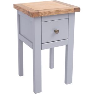 Brambly Cottage Snelson 1 Drawer Bedside Table Grey/Antique Brass 56cm H X 35cm W X 32cm D Brambly Cottage Snelson 1 Drawer Bedside Table Grey/Antique Brass 56cm H X 35cm W X 32cm D