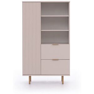 Fairmont Park Aurthur 80cm Sideboard Cashmere 140cm H X 80cm W X 41cm D Fairmont Park Aurthur 80cm Sideboard Cashmere 140cm H X 80cm W X 41cm D