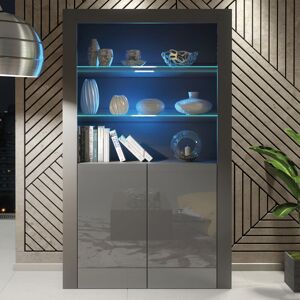 Metro Bimlesh Display Cabinet Grey 170cm H X 254cm W X 35cm D Metro Bimlesh Display Cabinet Grey 170cm H X 254cm W X 35cm D