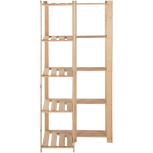 Gracie Oaks Marquez Corner Bookcase 170.1cm H X 82.5cm W X 82.49cm D Gracie Oaks Marquez Corner Bookcase 170.1cm H X 82.5cm W X 82.49cm D