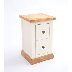 Three Posts Pittsford 2 Drawer Bedside Table Brass Knob/Off-White 56cm H X 35cm W X 32cm D Three Posts Pittsford 2 Drawer Bedside Table Brass Knob/Off-White 56cm H X 35cm W X 32cm D