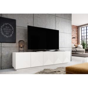Latitude Run Abbigale TV Stand for TVs up to 55" White Matte 55" Latitude Run Abbigale TV Stand for TVs up to 55" White Matte 55"