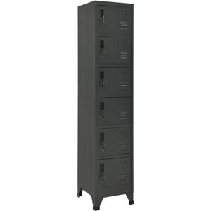 Rebrilliant Wojtowicz 1 Tier 1 Wide Locker Anthracite 180cm H X 38cm W X 40cm D Rebrilliant Wojtowicz 1 Tier 1 Wide Locker Anthracite 180cm H X 38cm W X 40cm D