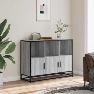 Borough Wharf Sideboard 100X35x76 Cm Engineered Wood Grey Sonoma 76cm H X 100cm W X 35cm D Borough Wharf Sideboard 100X35x76 Cm Engineered Wood Grey Sonoma 76cm H X 100cm W X 35cm D