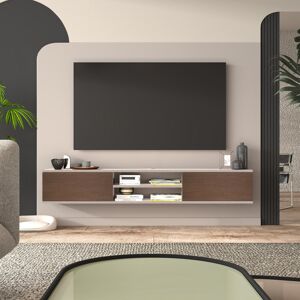 Brayden Studio Bonacci Floating Tv Stand Up To 80" Tv's Wall Mounted Media Console Brown 78" Brayden Studio Bonacci Floating Tv Stand Up To 80" Tv's Wall Mounted Media Console Brown 78"