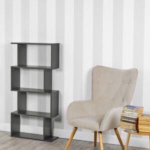 Ebern Designs Tashia Bookcase Black 127.5cm H X 60cm W X 24cm D Ebern Designs Tashia Bookcase Black 127.5cm H X 60cm W X 24cm D