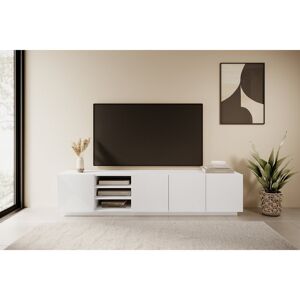 Brayden Studio Augenijus TV Stand for TVs up to 55" White Matte 55" Brayden Studio Augenijus TV Stand for TVs up to 55" White Matte 55"