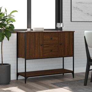 Borough Wharf Muhlfeld 100cm Sideboard Brown Oak 85cm H X 100cm W X 36cm D Borough Wharf Muhlfeld 100cm Sideboard Brown Oak 85cm H X 100cm W X 36cm D