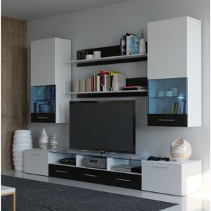 Latitude Run Roberson Entertainment Unit for TVs up to 88" White/Glossy white/Glossy black 88" Latitude Run Roberson Entertainment Unit for TVs up to 88" White/Glossy white/Glossy black 88"