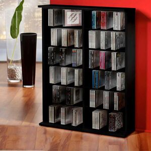Latitude Run Multimedia Storage Rack Black 91.5cm H X 60cm W X 18cm D Latitude Run Multimedia Storage Rack Black 91.5cm H X 60cm W X 18cm D