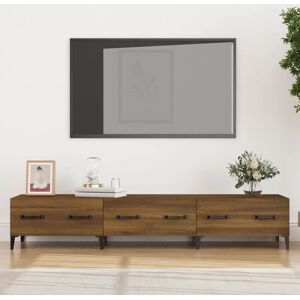Ebern Designs Jaleyza TV Cabinet 150x34,5x30 cm Engineered Wood Brown Oak Ebern Designs Jaleyza TV Cabinet 150x34,5x30 cm Engineered Wood Brown Oak