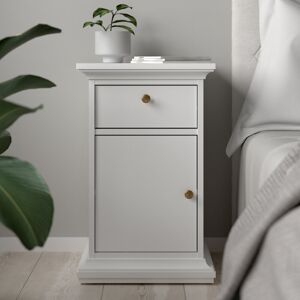 Marlow Home Co. Adianey Manufactured Wood Bedside Table White 69.6cm H X 43.6cm W X 40cm D Marlow Home Co. Adianey Manufactured Wood Bedside Table White 69.6cm H X 43.6cm W X 40cm D