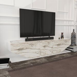 Ivy Bronx Pearl Modern TV Stand TV Unit for TVs up to 71" Ephesus/White 70" Ivy Bronx Pearl Modern TV Stand TV Unit for TVs up to 71" Ephesus/White 70"