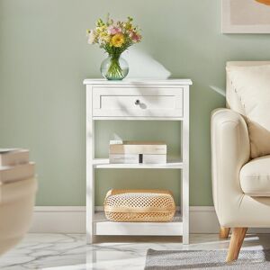 Brambly Cottage Axton 1 Drawer Bedside Table White 68cm H X 45cm W X 30cm D Brambly Cottage Axton 1 Drawer Bedside Table White 68cm H X 45cm W X 30cm D