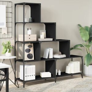 Latitude Run Bookcase Black 149cm H X 139cm W X 33.5cm D Latitude Run Bookcase Black 149cm H X 139cm W X 33.5cm D